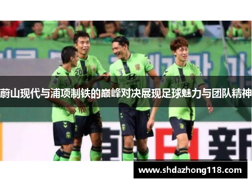 蔚山现代与浦项制铁的巅峰对决展现足球魅力与团队精神